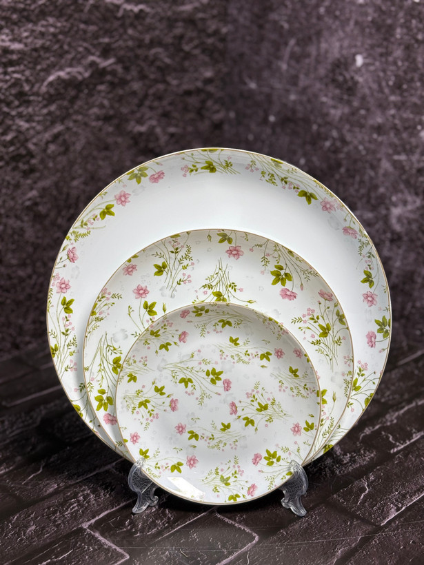 سرویس غذا خوری ۶ نفره ۲۶ پارچه آرکوپال/گل گلی